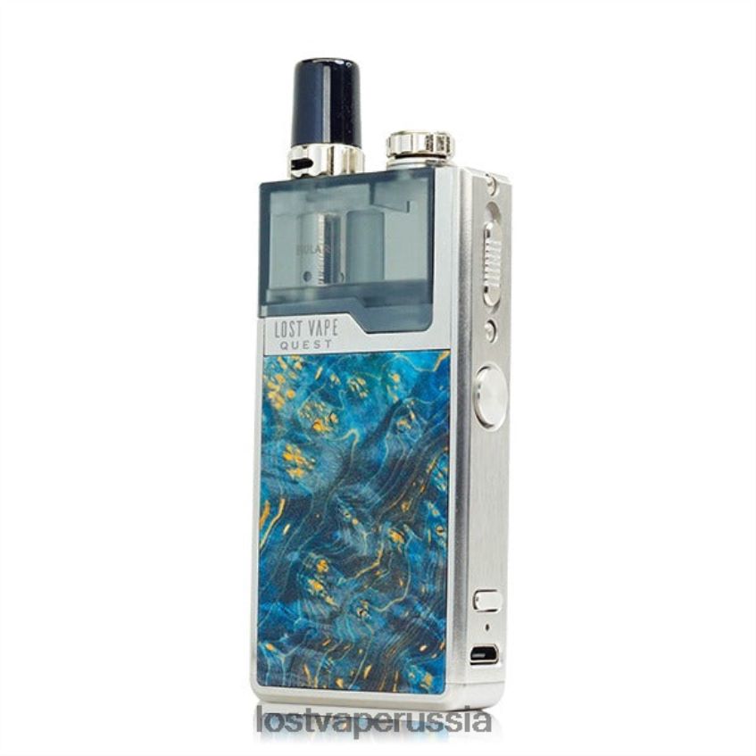 Lost Vape Quest Полный комплект устройства orion q pod серебристый/синий стабвуд 6XB64J476 - Lost Vape Disposable