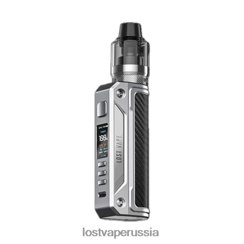 Lost Vape Thelema комплект соло 100 Вт нержавеющая сталь/углеродное волокно 6XB64J169 - Lost Vape Price Russia