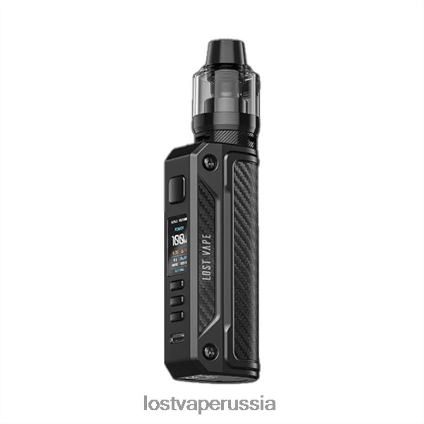 Lost Vape Thelema комплект соло 100 Вт черный/углеродное волокно 6XB64J171 - Lost Vape Russia