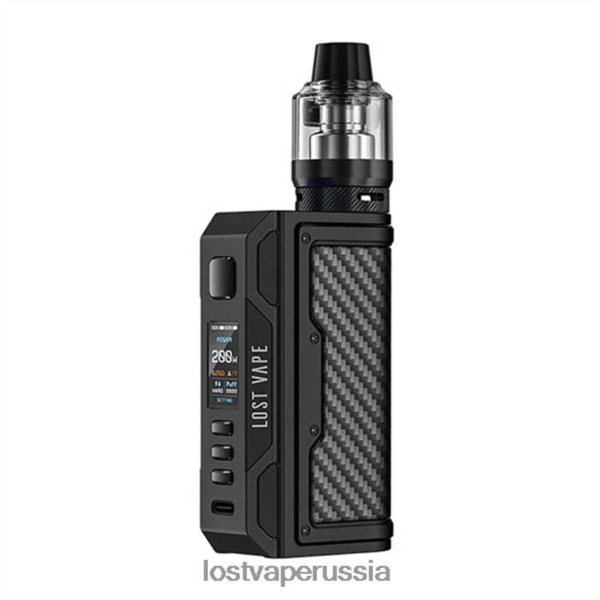 Lost Vape Thelema комплект квест 200 Вт черный/углеродное волокно 6XB64J9 - Lost Vape Price Russia
