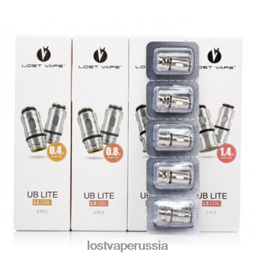 Lost Vape UB облегченные катушки (5 шт.) l1 0,4 Ом 6XB64J5 - Lost Vape Review Russia