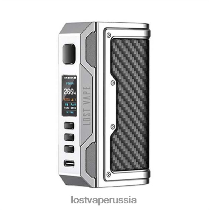 Lost Vape Thelema квест 200в мод нержавеющая сталь/углеродное волокно 6XB64J179 - Lost Vape Price Russia