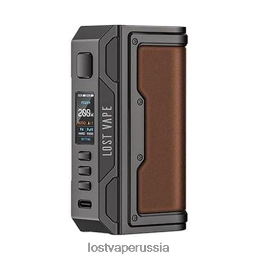 Lost Vape Thelema квест 200в мод бронза/кожа 6XB64J182 - Lost Vape Москва
