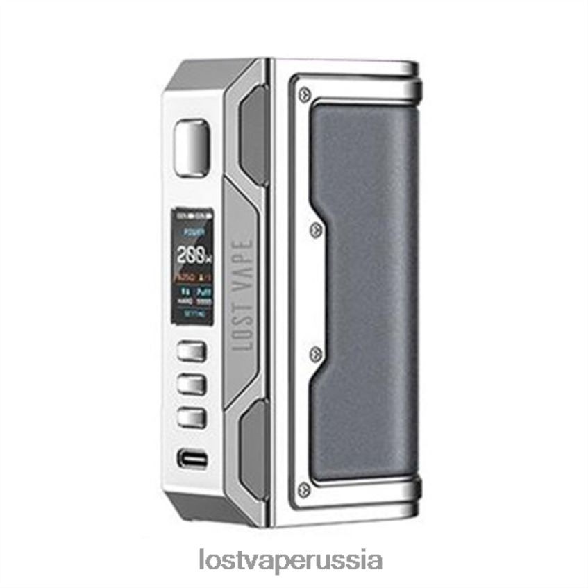 Lost Vape Thelema квест 200в мод нержавеющая сталь/кожа 6XB64J183 - Lost Vape Moscow