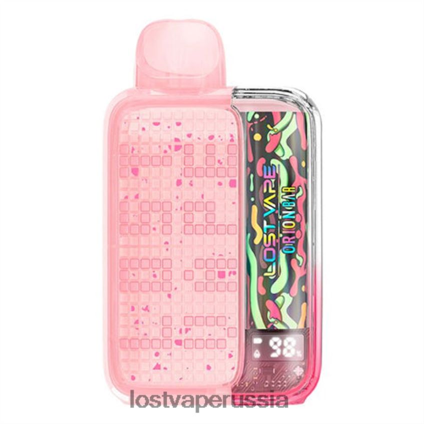 Lost Vape Orion батончик одноразовый 10000 слойка 20мл 50мг клубничное лето 6XB64J281 - Lost Vape Russia
