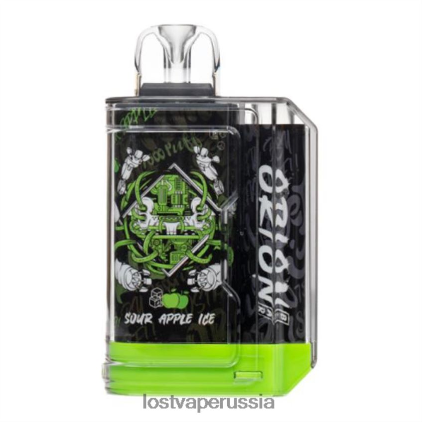Lost Vape Orion бар одноразовый | 7500 слойка | 18мл | 50мг кислый яблочный лед 6XB64J1 - Lost Vape Russia