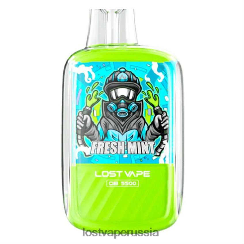 Lost Vape Orion ob5500 5500 капель 14мл 50мг одноразовые свежая мята 6XB64J101 - Lost Vape Russia