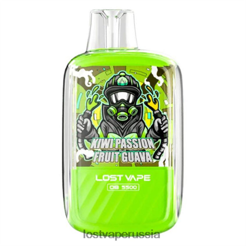 Lost Vape Orion ob5500 5500 капель 14мл 50мг одноразовые киви, маракуйя, гуава 6XB64J103 - Lost Vape Moscow