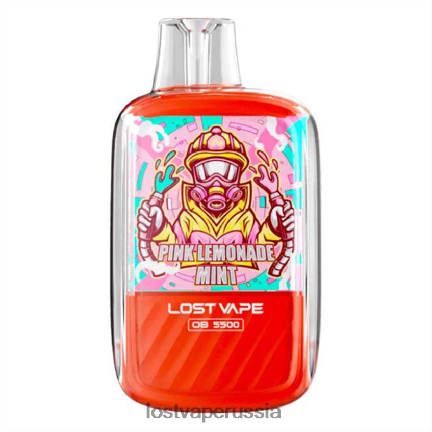 Lost Vape Orion ob5500 5500 капель 14мл 50мг одноразовые розовый лимонад с мятой 6XB64J105 - Lost Vape Review Russia